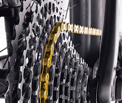 Abi Kmc fietsketting x11sl ti-n goud/zwart - thumbnail