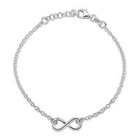 TFT Armband Zilver Infinity 2,0 mm 17 + 2 cm - thumbnail