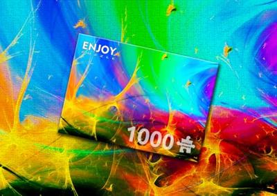Rainbow Fractals Puzzel 1000 Stukjes Rainbow Fractals Puzzel 1000 Stukjes