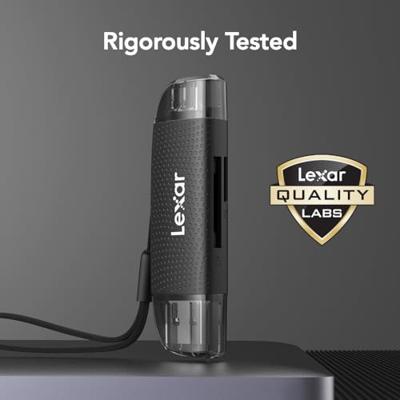 Lexar Reader LRW310 Dual Slot SD/MicroSD USB 3.1 A & C