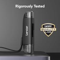Lexar Reader LRW310 Dual Slot SD/MicroSD USB 3.1 A & C - thumbnail
