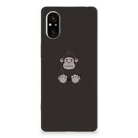 Sony Xperia 5 V Telefoonhoesje met Naam Gorilla - thumbnail