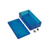 Hammond Electronics 1591XXBTBU Universele behuizing 113 x 63 x 31 ABS Blauw (transparant) 1 stuk(s) - thumbnail