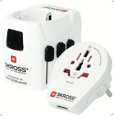 Skross 1302555 Reisstekker Pro Light 3xUSB World - thumbnail
