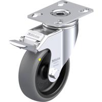 Blickle LKPA-TPA 101G-FI-ELS Zwenkwiel met rem Wieldiameter: 100 mm Draagvermogen (max.): 70 kg 1 stuk(s) - thumbnail