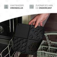 Eat Slow Live Longer Lick Mat Dimensions Rectangle Grey - thumbnail