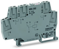 WAGO 859-392 Relaisklem Nominale spanning: 24 V/DC Schakelstroom (max.): 3 A 1x wisselcontact 1 stuk(s) - thumbnail