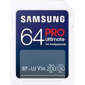 Samsung PRO Ultimate SD Card 64GB SD-Kaart Wit