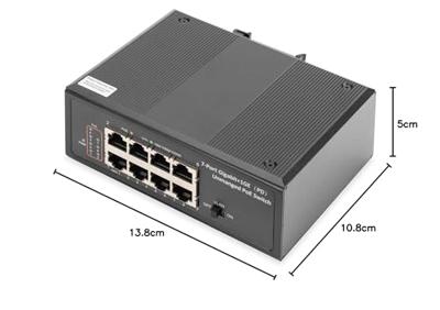 Digitus DN-651113 Industrial Ethernet Switch 10 / 100 / 1000 MBit/s IEEE 802.3af (12.95 W), IEEE 802.3at (25.5 W) Digitus DN-651113 Industrial Ethernet Switch 10 / 100 / 1000 MBit/s IEEE 802.3af (12.95 W), IEEE 802.3at (25.5 W)
