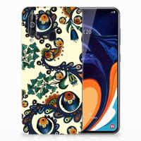 Siliconen Hoesje Samsung Galaxy A60 Barok Flower - thumbnail