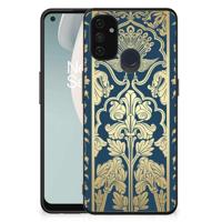 OnePlus Nord N100 Bloemen Hoesje Beige Flowers - thumbnail