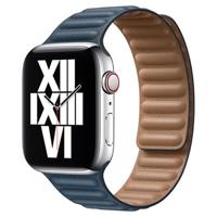 Apple Leather Link Apple Watch M/L 38mm / 40mm / 41mm Baltic Blue - thumbnail
