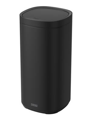 Afvalbak desq touch 50 liter rvs zwart