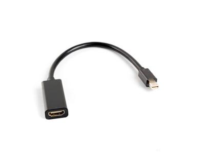 Lanberg AD-0005-BK video kabel adapter 0,2 m Mini DisplayPort HDMI Type A (Standaard) Zwart