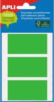 Apli gekleurde etiketten in etui groen (2074) - thumbnail