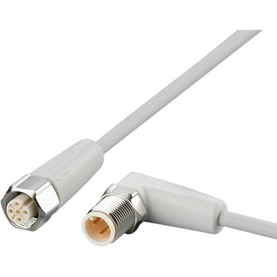 ifm Electronic EVF370 Verbindingskabel Aantal polen (sensoren): 4, 5 Stekker, haaks, Bus, recht 0.6 m 1 stuk(s)