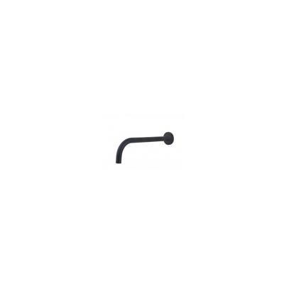 Wiesbaden Slim Line inbouw uitloop 25 cm messing zwart mat