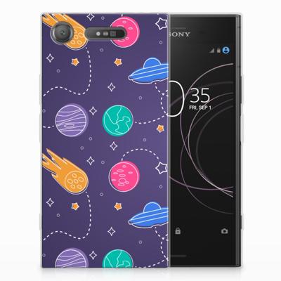 Sony Xperia XZ1 Silicone Back Cover Space