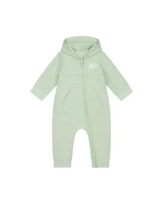 Malelions Signature Trainingspak Baby Groen - Maat 0-3 Maanden - Kleur: Lichtgroen | Soccerfanshop