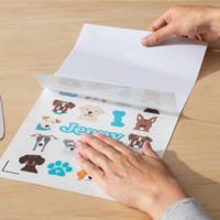 Cricut Sticker Set Waterproof A4 Folieset Snijbreedte 29.7 cm Wit - thumbnail