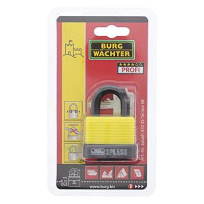 Burg Wächter Splash 470 45 Yellow SB Hangslot Geel/zwart (reflecterend) Sleutelslot Burg Wächter Splash 470 45 Yellow SB Hangslot Geel/zwart (reflecterend) Sleutelslot