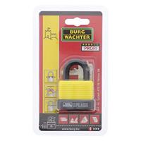 Burg Wächter Splash 470 45 Yellow SB Hangslot Geel/zwart (reflecterend) Sleutelslot - thumbnail