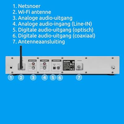 TechniSat Digitradio 143CD (V3) Hybride radio Zilver