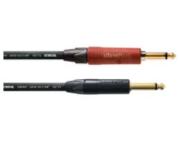 Cordial 11224 Jackplug Instrumenten Aansluitkabel [1x Jackplug male 6,3 mm (mono) - 1x Jackplug male 6,3 mm (mono)] 6 m Zwart