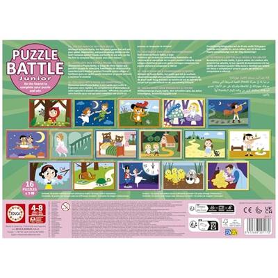 Puzzel - EDUCA - Battle Jr Contes - 16 puzzels