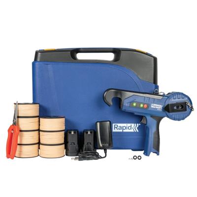 Rapid BHX50 Accubindmachine | 14,4V | 2 x 2,5 Ah accu + snellader | Incl. 8 spoelen met binddraad | In koffer 5001596 Rapid BHX50 Accubindmachine | 14,4V | 2 x 2,5 Ah accu + snellader | Incl. 8 spoelen met binddraad | In koffer 5001596