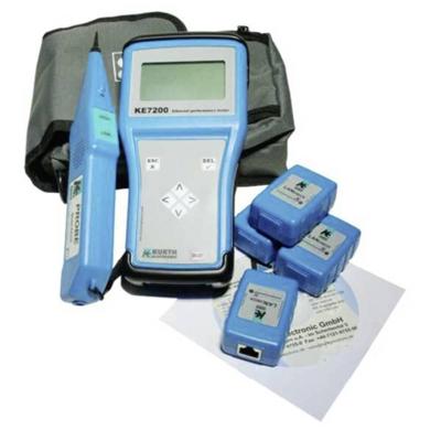 Kurth Electronic KE7200 PRO Kit Netwerktester Doorgang, Indentificatie, Lijnvolging, Polariteit, Onderbreking Kurth Electronic KE7200 PRO Kit Netwerktester Doorgang, Indentificatie, Lijnvolging, Polariteit, Onderbreking