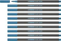 Viltstift STABILO Pen 68/841 medium metallic blauw | 10 stuks - thumbnail