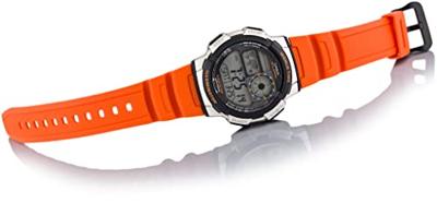 Casio WORLD TIME ILLUMINATOR Oranje (Ø 43 mm) Heren horloge