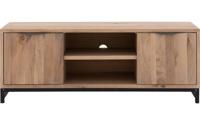Goossens Tv Meubel Max, 2 deuren 1 open vak 40 cm diep - thumbnail