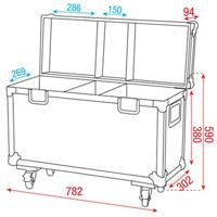 DAP flightcase voor 2x Indigo 150 of Phantom LED 25, 50 en 65 - thumbnail