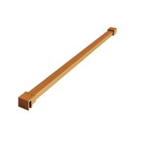 Wiesbaden Stabilisatiestang Slim 120 cm Messing Goud - thumbnail