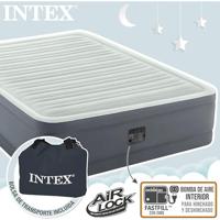 Intex 64902ND PremaireElevated Luchtbed (l x b x h) 191 x 99 x 46 cm Wit, Grijs - thumbnail