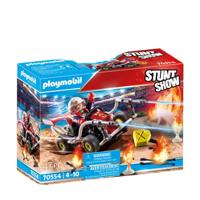 70554 Playmobil Stuntshow Brandweerkart - thumbnail