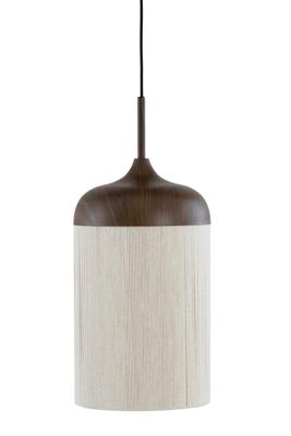 Light & Living Hanglamp 'Dania' Houtlook en touw, 28cm, kleur Donkerbruin Light & Living Hanglamp 'Dania' Houtlook en touw, 28cm, kleur Donkerbruin