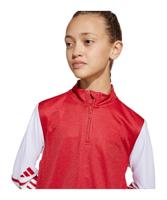 adidas Squadra 25 Trainingstrui 1/4-Zip Kids Rood Wit - thumbnail