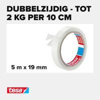 tesa 55744-00001-02 Montagetape tesa Powerbond Transparant (l x b) 5 m x 19 mm 1 stuk(s) - thumbnail