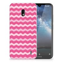 Nokia 2.2 TPU bumper Waves Pink - thumbnail