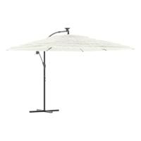 Parasol met stalen paal 290x290x238 cm wit - thumbnail