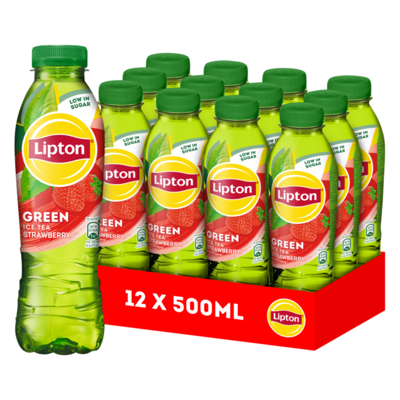Lipton ice tea green strawberry pet (12x 500ml)