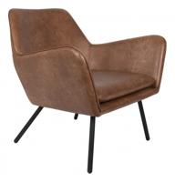 Fauteuil 'Stefan', kleur Bruin - thumbnail