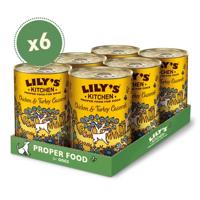 Lily's Kitchen Casserole kip met kalkoen natvoer hond 2 trays (12 x 400 g) - thumbnail