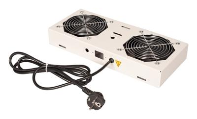 ROLINE ventilatorunit met 2 ventilatoren , voor 19 inch wandbehuizing grijs ROLINE ventilatorunit met 2 ventilatoren , voor 19 inch wandbehuizing grijs