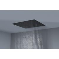 Hoofddouche Belleza Bagno ClipOn Inbouw Regendouche Vierkant 44x44 cm Mat Zwart - thumbnail