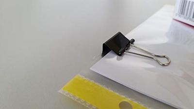 OFFICE products foldbackclip, zwart, 25 mm, doos van 12 stuks