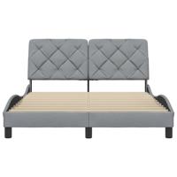 Bedframe zonder matras 120x200 cm stof lichtgrijs - thumbnail